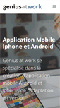 Mobile Screenshot of genius-at-work.com